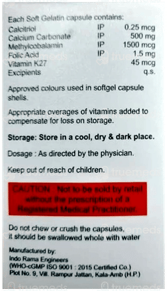 Osteo K 2 Capsule 15